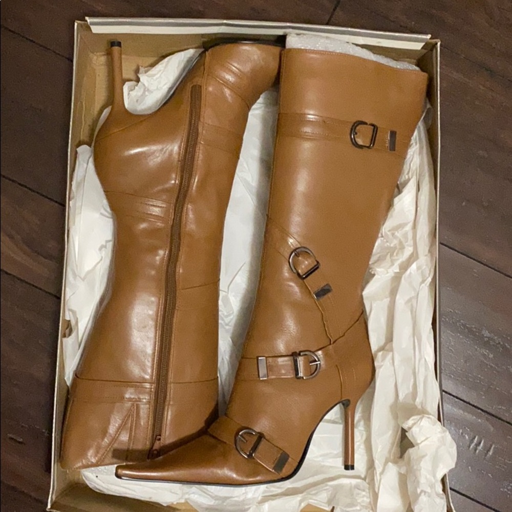 Tan Leather boots